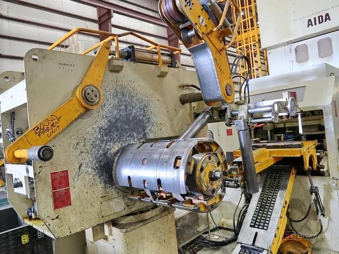 Used AIDA MODEL PMX-L2-6000(1) STRAIGHT SIDE PRESS & FEEDLINE