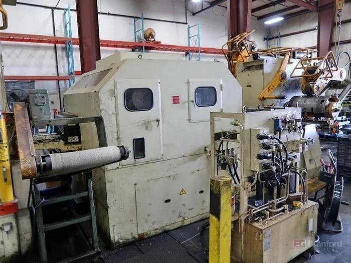 Used AIDA MODEL PMX-L2-6000(1) STRAIGHT SIDE PRESS & FEEDLINE