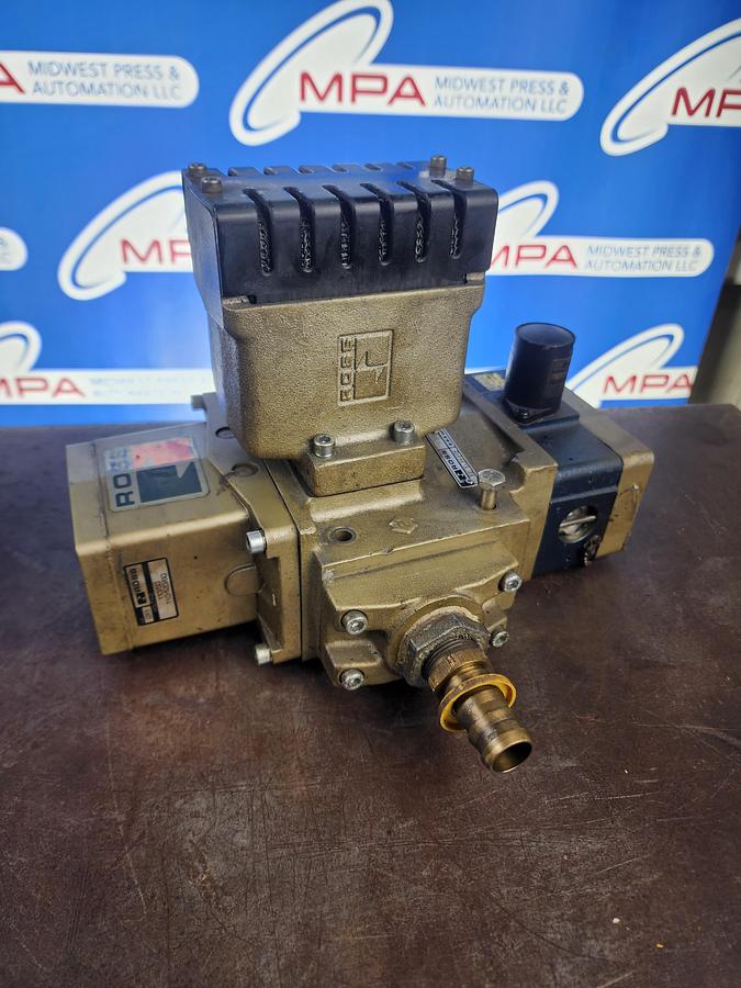 Used Ross Controls 3573A6891Z 2-8.5 Bar Solenoid Valve