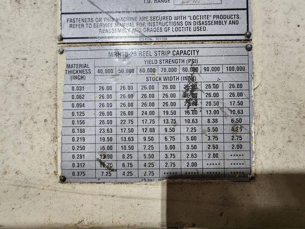 Used 20" WIDE MINSTER FEEDLINE