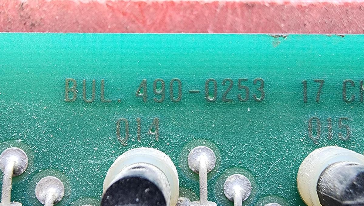 Used Minster 490-0253 17 Channel monitor flow board