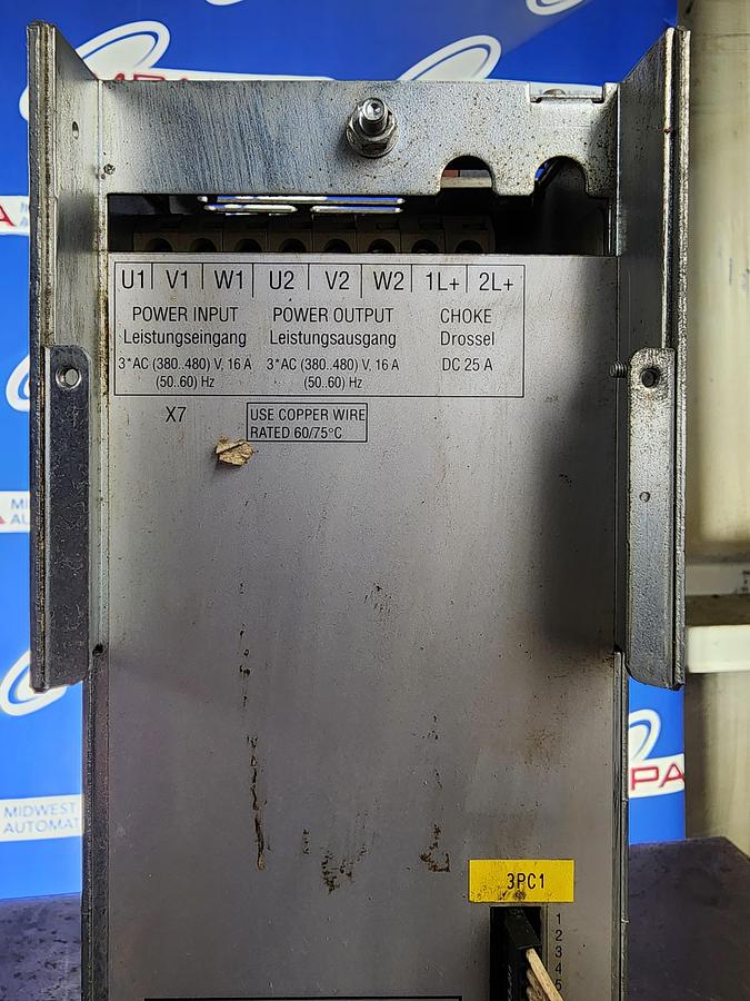 Used Indramat NAM 1.3-08 AC Servo Line Former NAM1.3-08