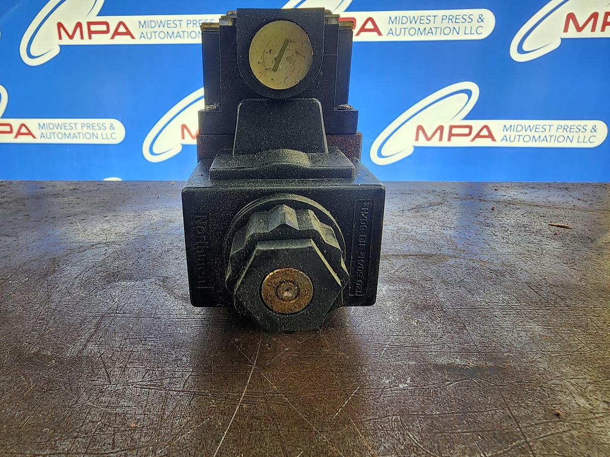 Used Northman Model: SWH-G03-B2-A120-10 Solenoid Operated Directional Valve