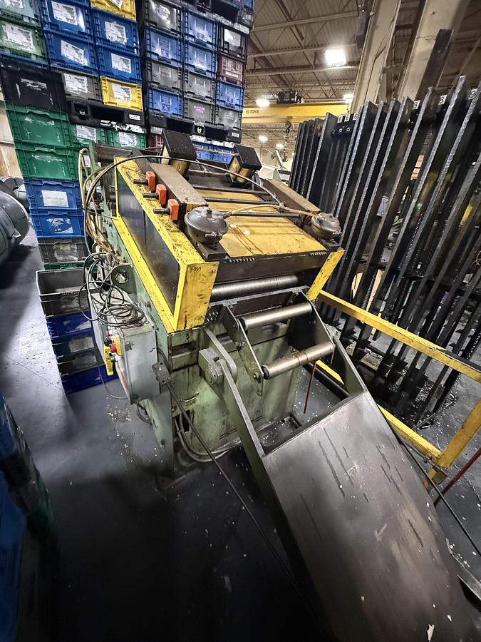 Used 24" WIDE x 20,000 LB MECON CRADLE STRAIGHTENER