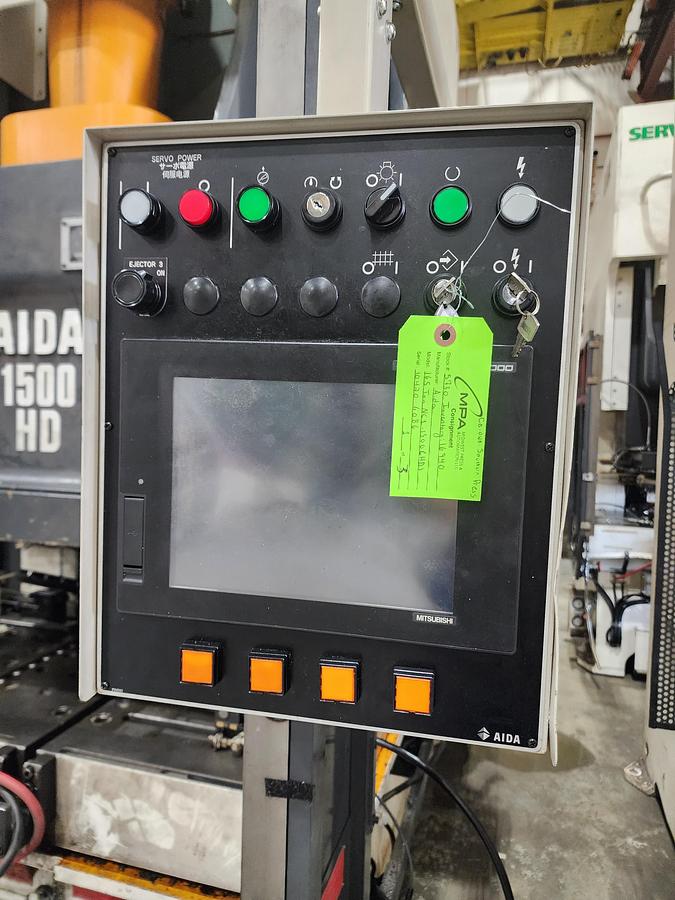 Used 165 TON Aida NC1-1500 (HD) SERVO PRESS