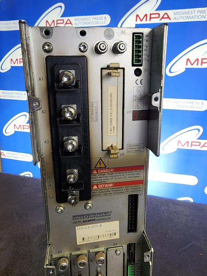 Used Indramat DDS02.2-W100-B AC Servo Controller