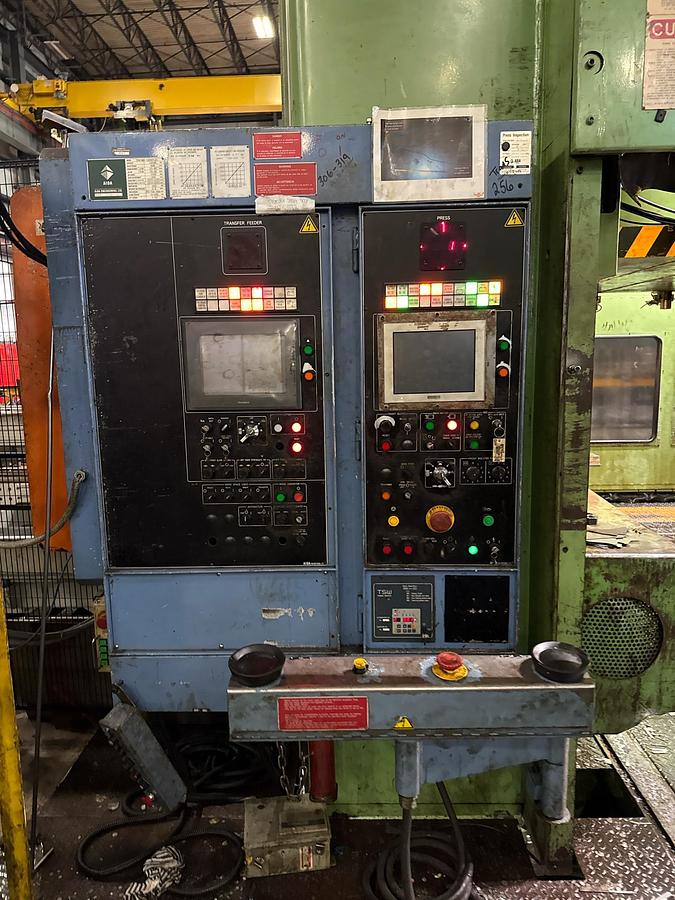 Used 2012 AIDA TMX-S2-1200 STRAIGHT SIDE PRESS w/COILTECH FEED LINE