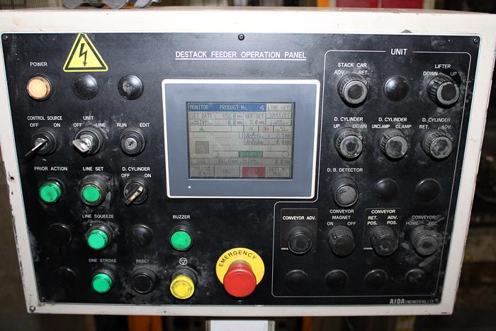 Used AIDA MODEL NCS-3000(2)E STRAIGHT SIDE PRESS