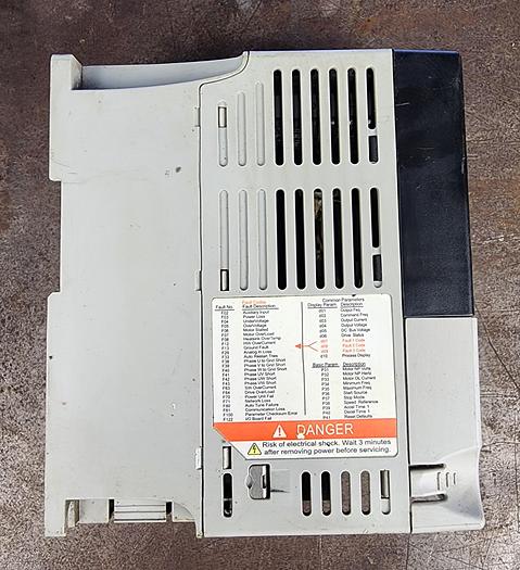 Used Allen-Bradley 22A-D4P0N104 Powerflex 4