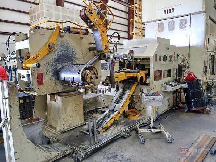 Used AIDA MODEL PMX-L2-6000(1) STRAIGHT SIDE PRESS & FEEDLINE