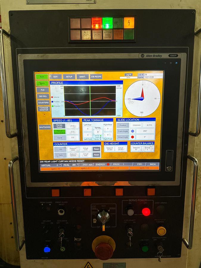Used 2020 AIDA DSF-M2-6300-365-150 SERVO PRESS