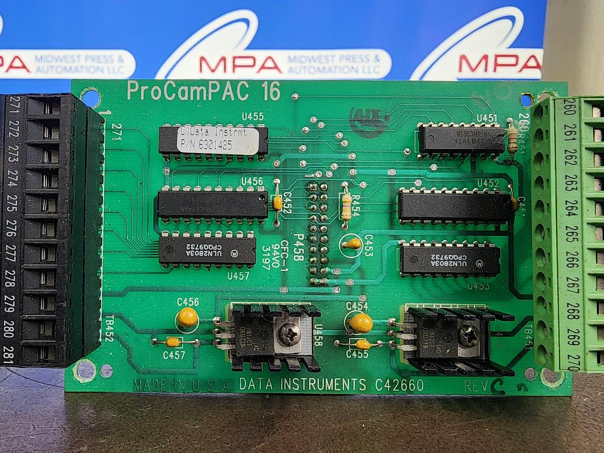 Used Wintriss C42660 ProCamPAC 16 Board