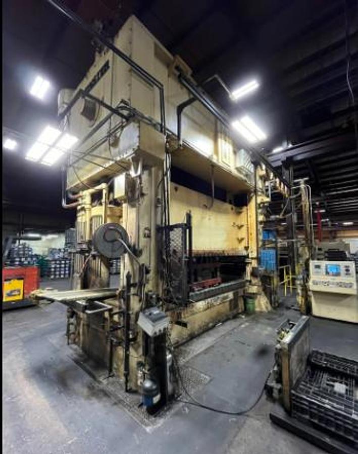 Used MINSTER 600 TON STRAIGHT-SIDE PRESS