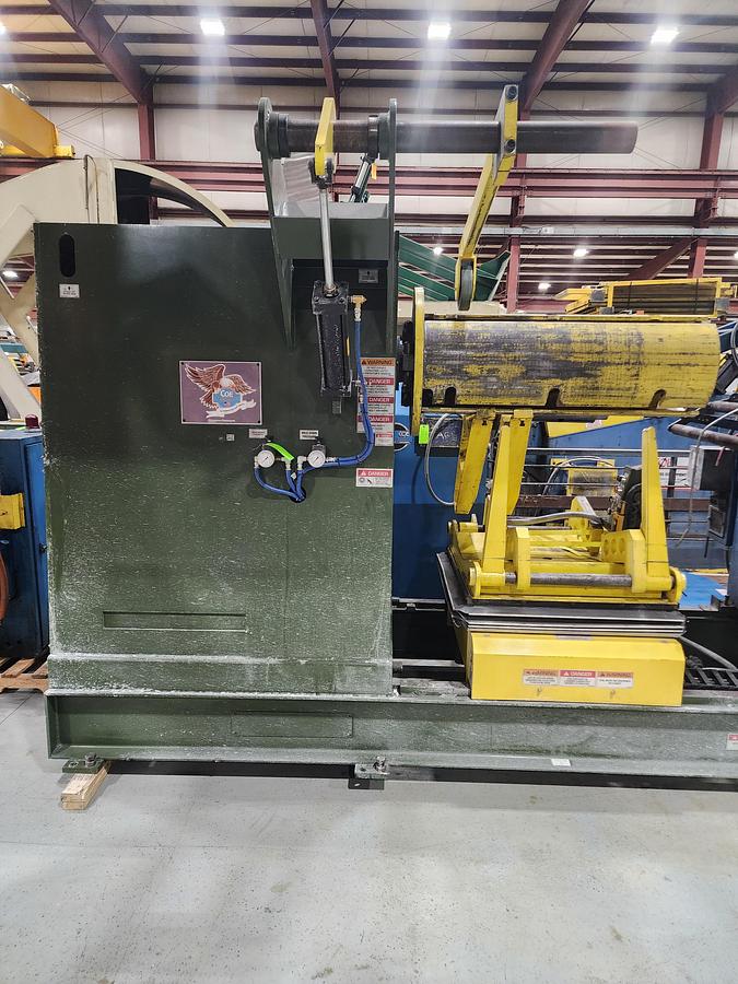 Used 10,000 LB x 42" COE PULL OFF COIL REEL & LOAD CAR