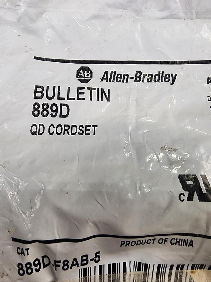 Allen-Bradley 889D-F8AB-5 889D QD Cordset 5 Meter