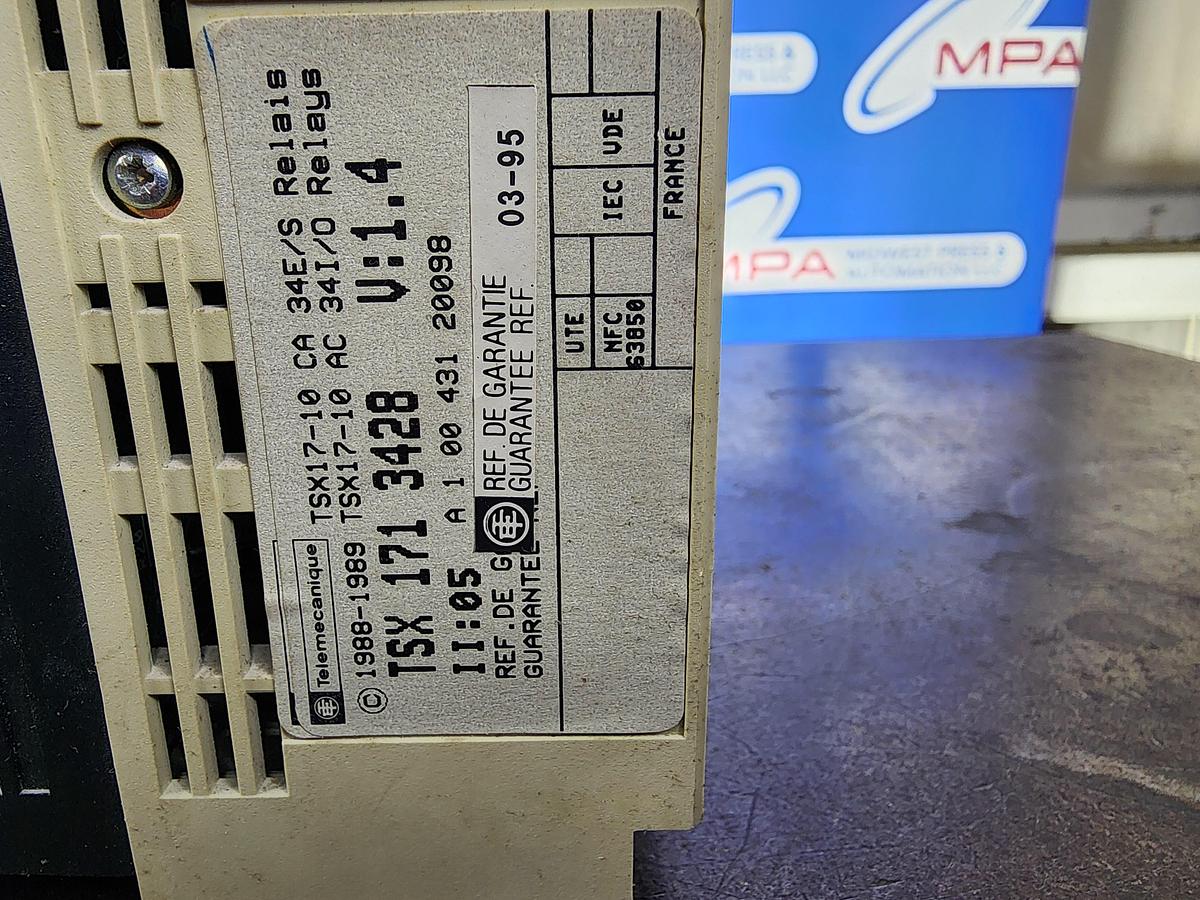 Used Telemecanique TSX1713428 TSX17 Controller