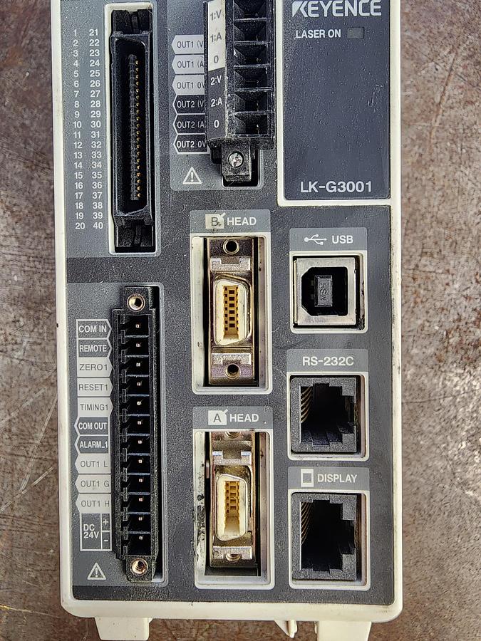 Used Keyence LK-G3001 Laser Sensor Controller
