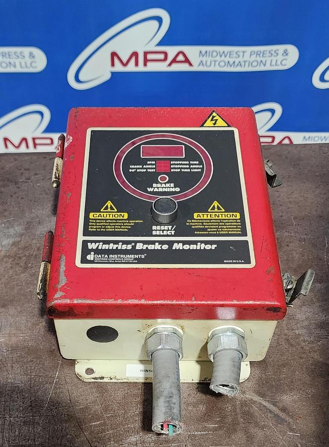 Used Wintriss 9612501 Brake Monitor