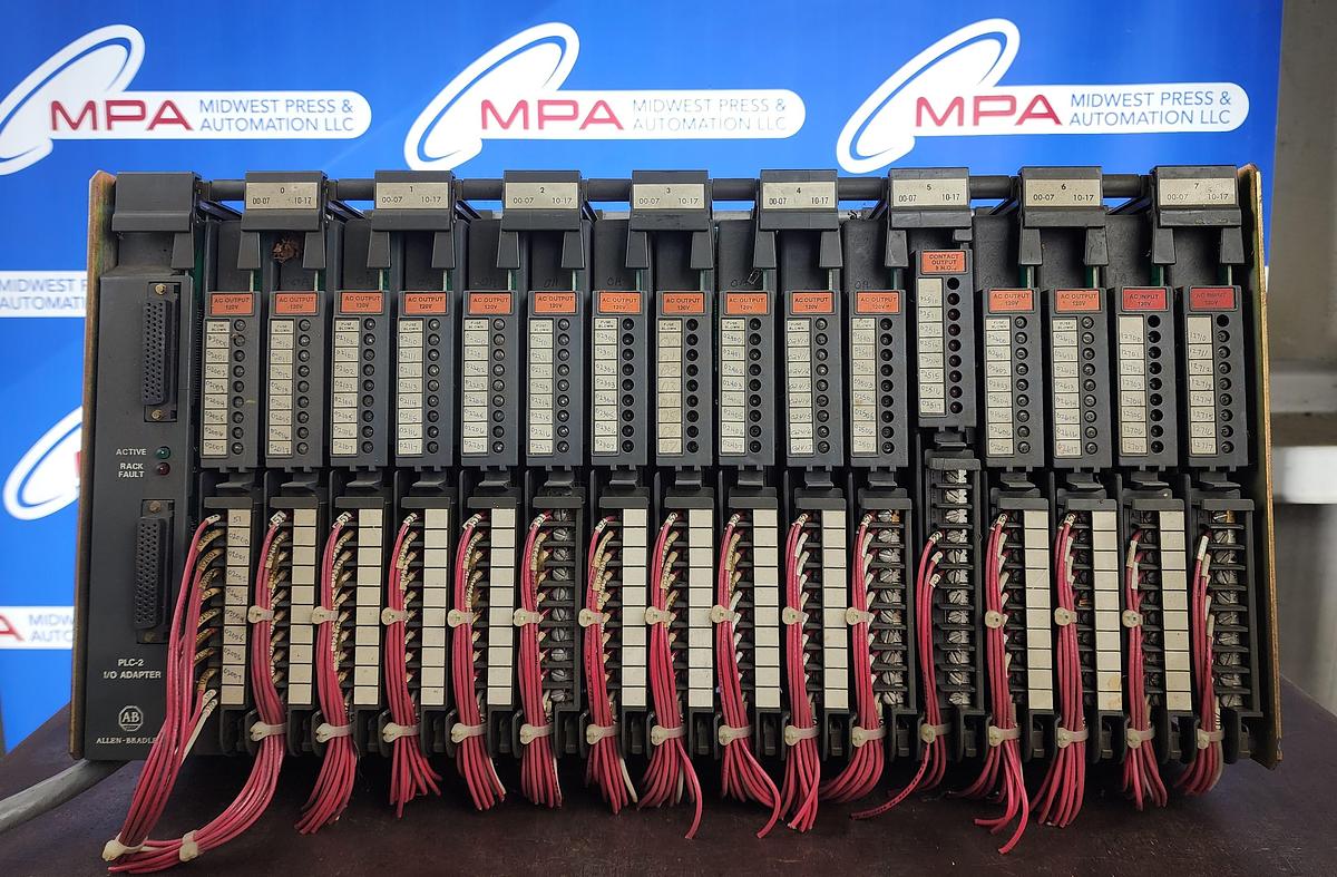 Used Allen-Bradley Bulletin 1771 16 Slot I/O Chassis w modules