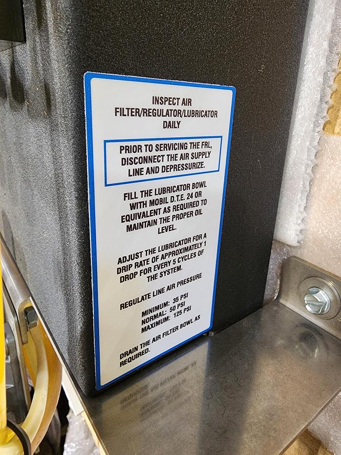 Pax Products Model # 6T Tankless Pre-Pressurized Lubrication System / 00-1030-33