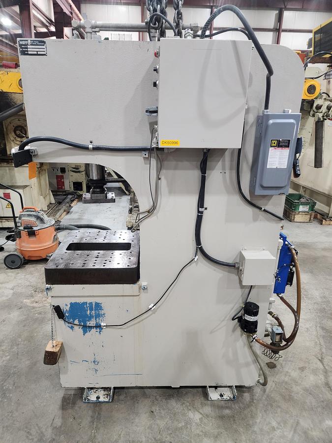 Used 1990 25 TON NEFF HYDRAULIC GAP FRAME PRESS