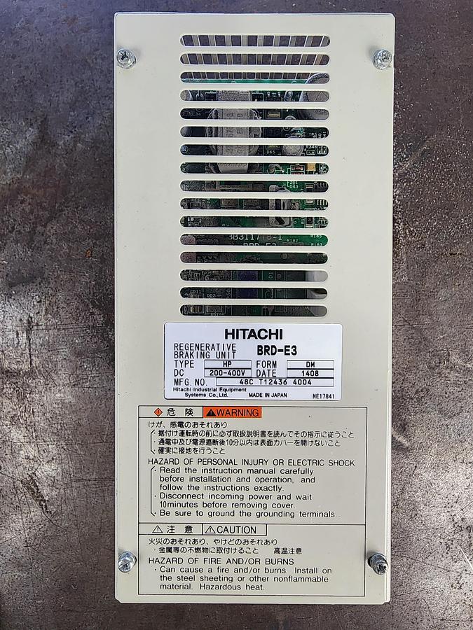 Used Hitachi BRD-E3 Regenerative Braking Unit