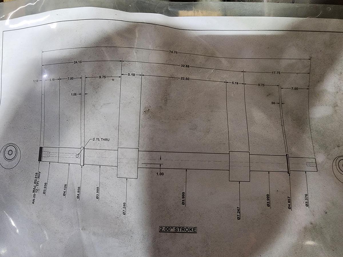 Minster P2-60 2" Stroke Crankshaft