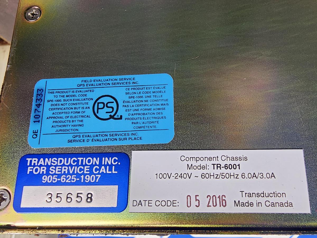 Used Transduction Model: TR-6001 Windows 2000 Professional 1-2 CPU VMRTB-JRTRQ-DEF2X-VGG2C-RMRDQ