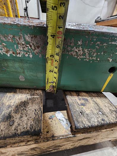 Used Bolster Plate off Minster # 5 / 29" x 18" x 4.5"
