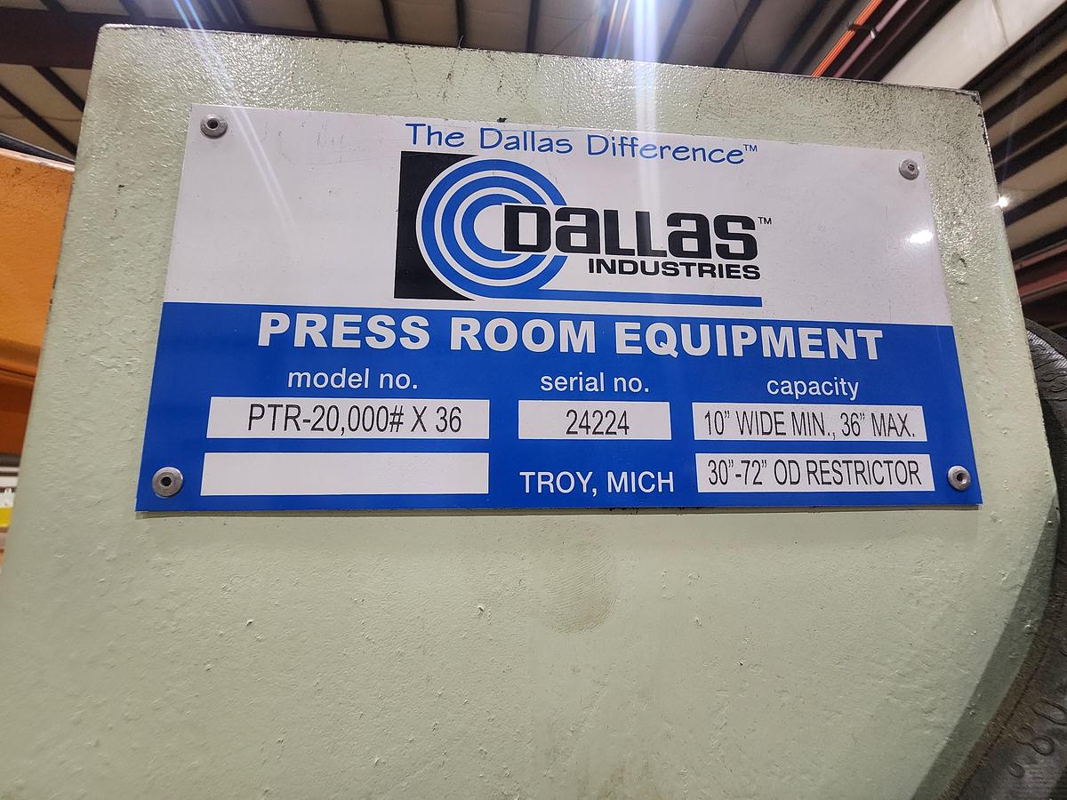 Used 36" WIDE DALLAS STRAIGHTENER