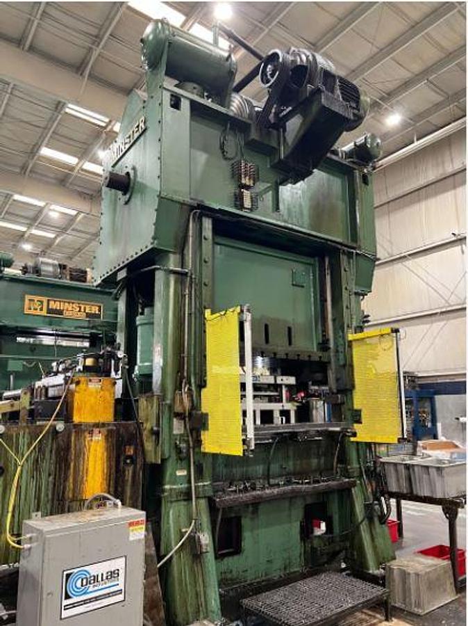 Used 200 TON MINSTER MODEL SC2-200-60-36 HEVI-STAMPER PRESS