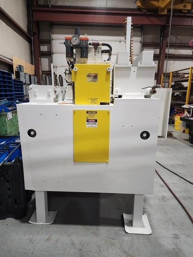 Used 12" DALLAS MODEL DRF-412 CABINET STYLE FEEDER