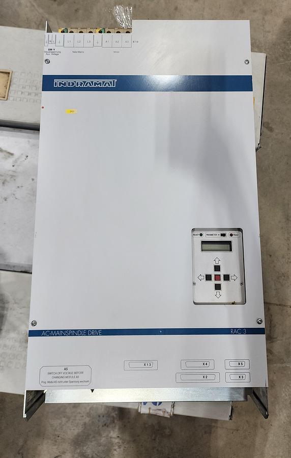Used Indramat RAC 3.5-150-460-A00-W1-220 RAC 3 AC Main Spindle Drive