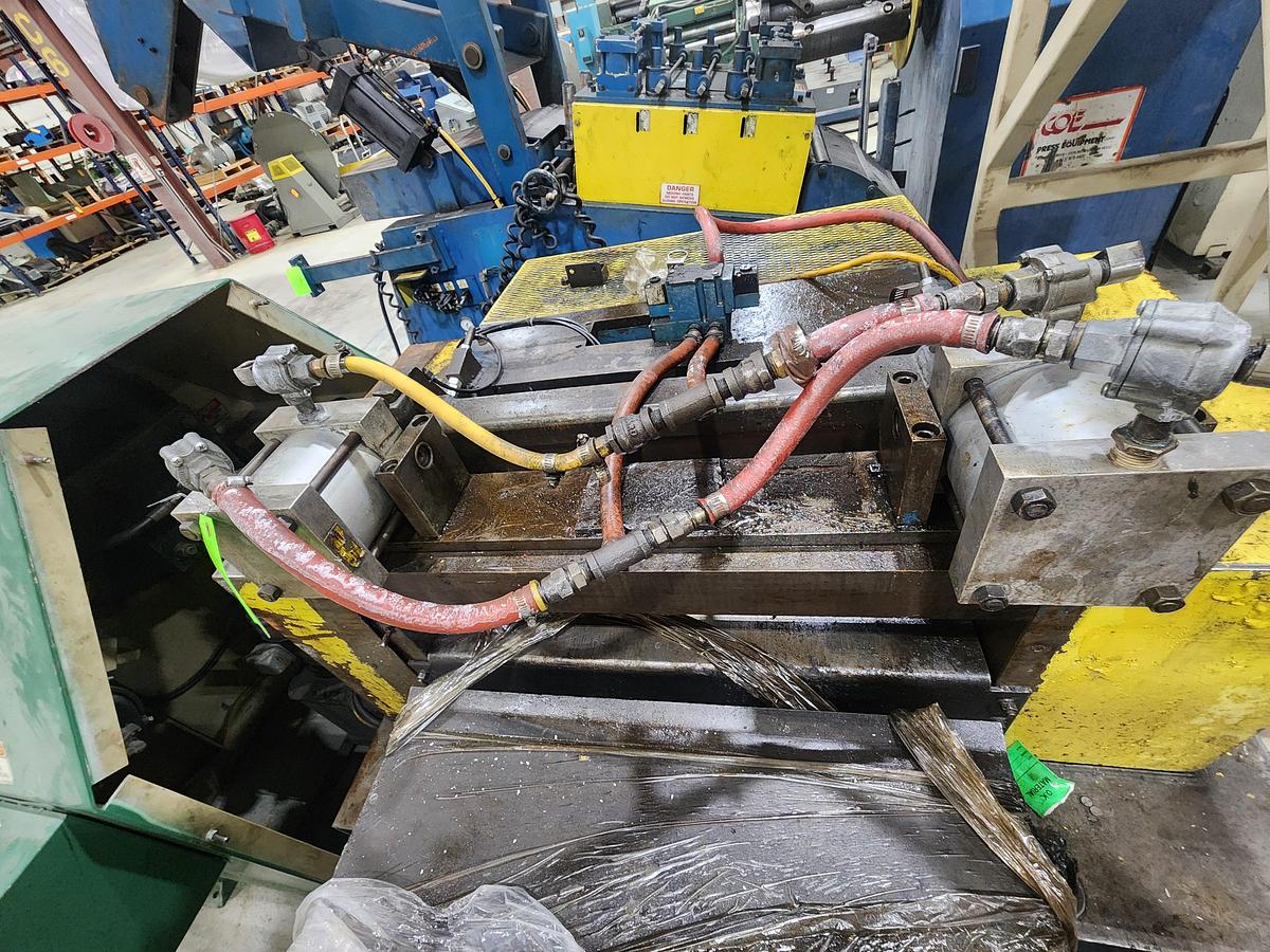 Used 15,000 LB x 24" WIDE COE COMPLETE COIL FEED LINE