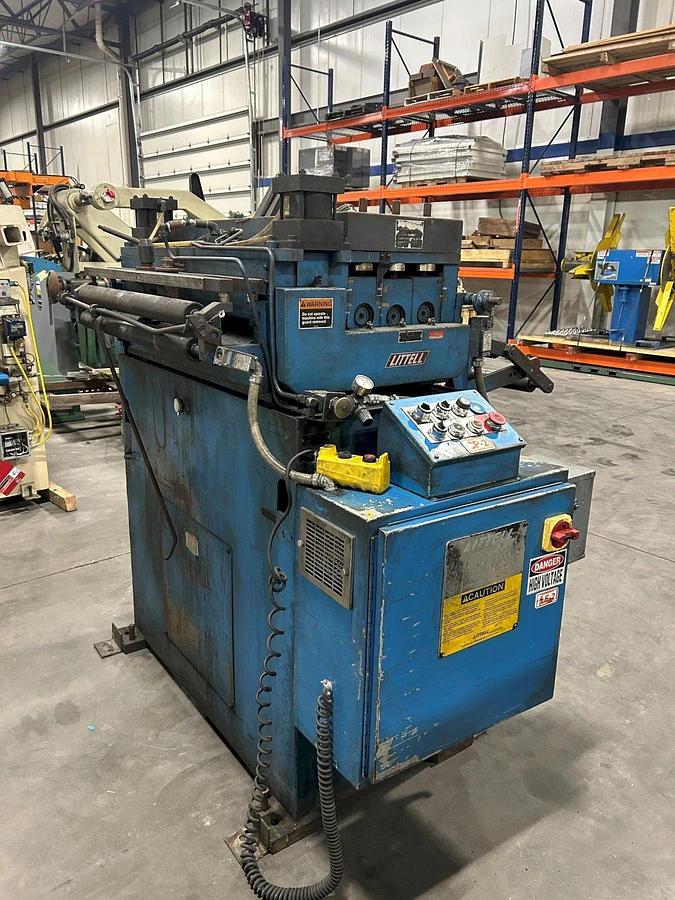 Used 30" LITTELL POWERED COIL STRAIGHTENER