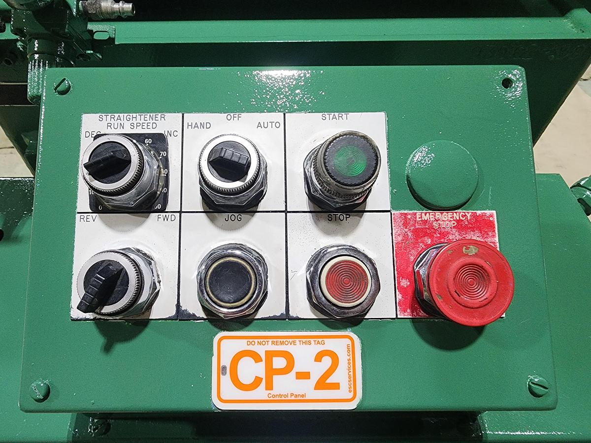 Used 30" LITTELL POWERED COIL STRAIGHTENER