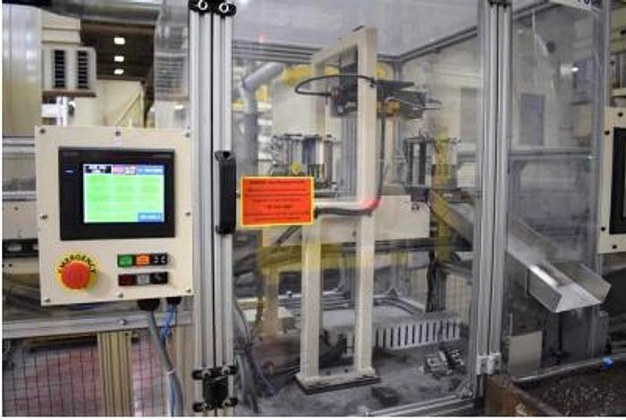 Used 1200 TON MINSTER E2-1200 ECCENTRIC SHAFT STRAIGHT SIDE TRANSFER PRESS