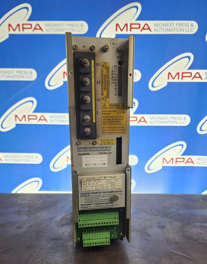 Used Indramat TDM1.2-050-300-W1-000 AC Servo Drive Controller