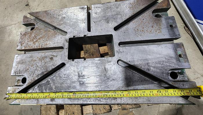 Used Bolster Plate off Minster # 5 / 29" x 18" x 4.5"