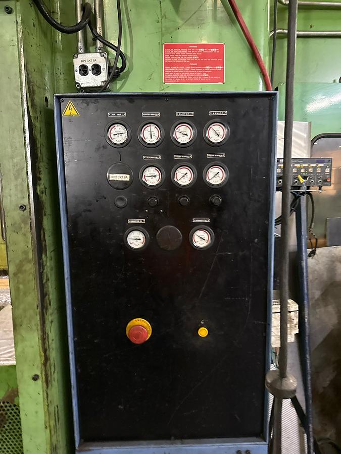 Used 2012 AIDA TMX-S2-1200 STRAIGHT SIDE PRESS w/COILTECH FEED LINE