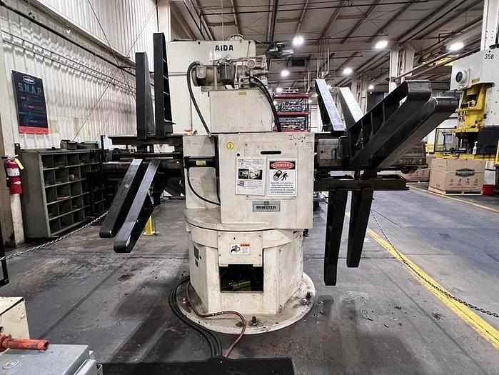 Used 8,000 LB x 8" x .125" MINSTER COIL FEED LINE