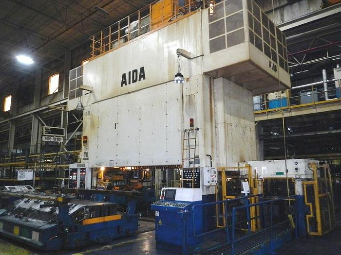 Used 2003 2000 Ton Aida Transfer Press TMX-S2-20000(2)