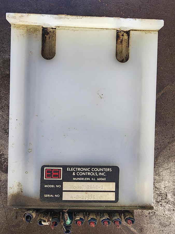 Used Electronic Counters & Controls INC Model: 264C-2 Brake Monitor
