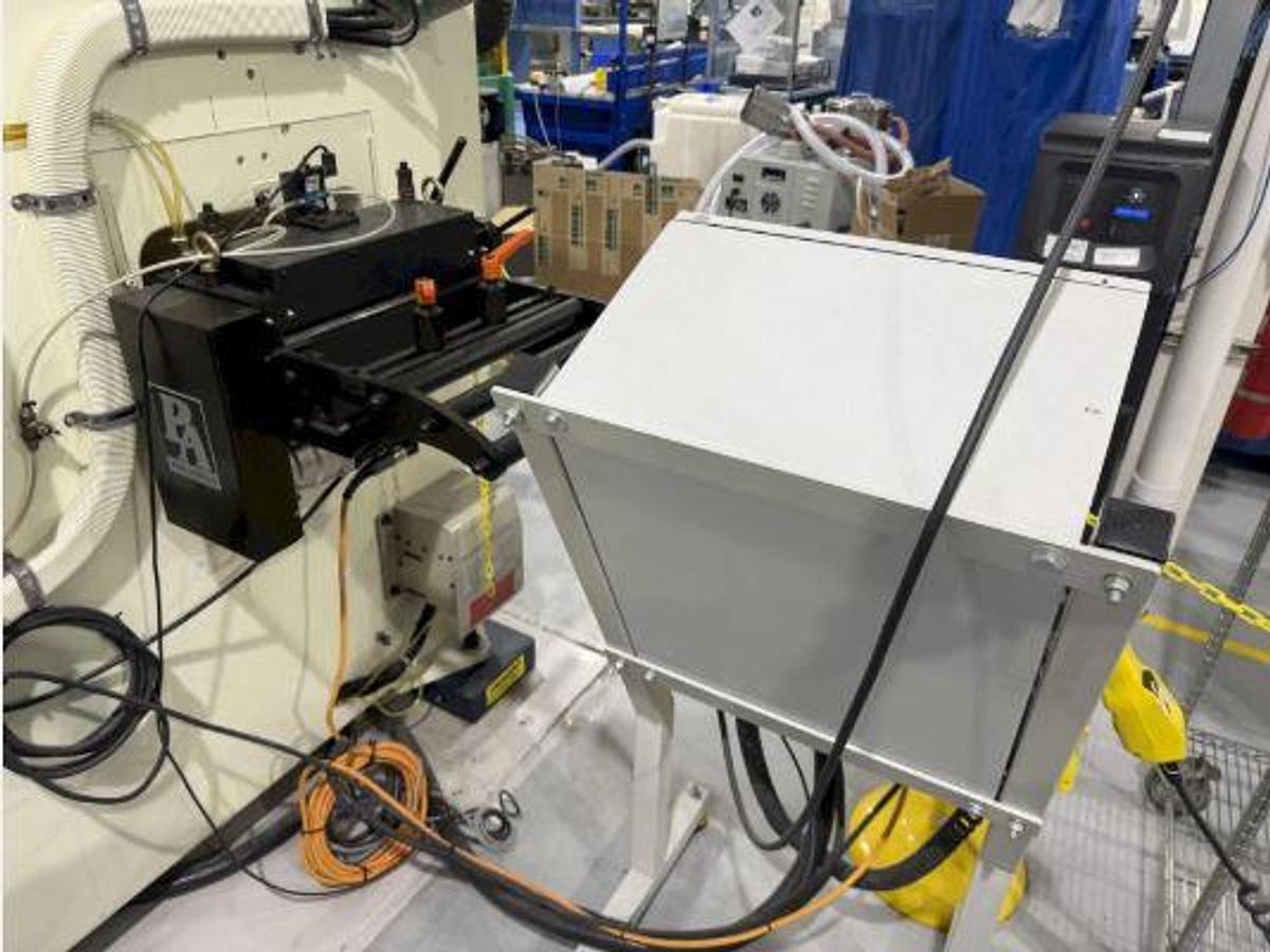 Used 12" x .125" x 4,500 LB P/A INDUSTRIES SERVO COIL FEED LINE