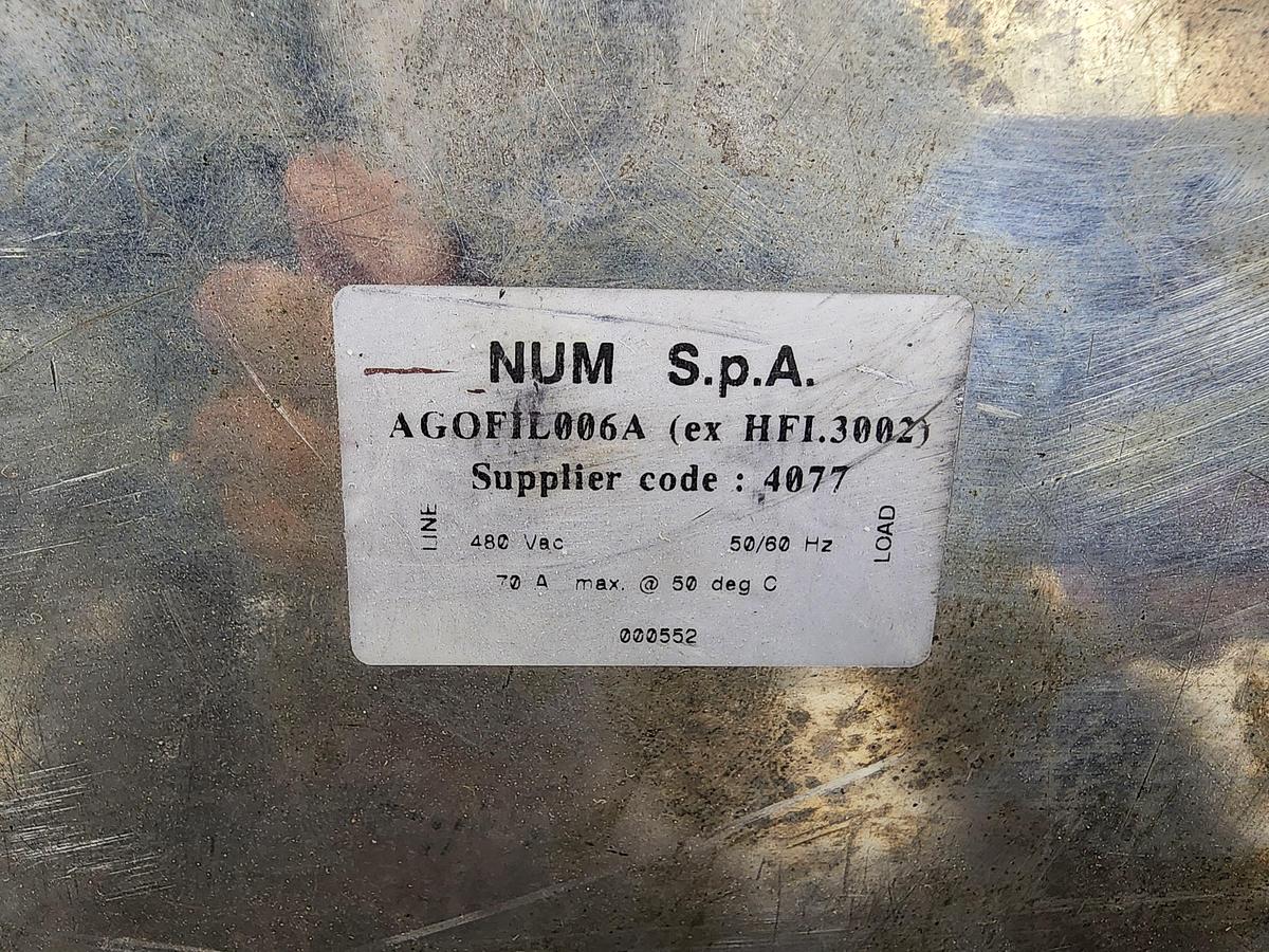 Used NUM AGOFIL006A Servo Drive Filter