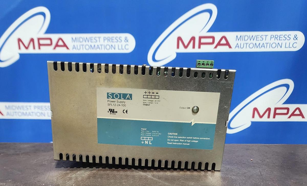 Used Sola SFL12-24-100 Power Supply