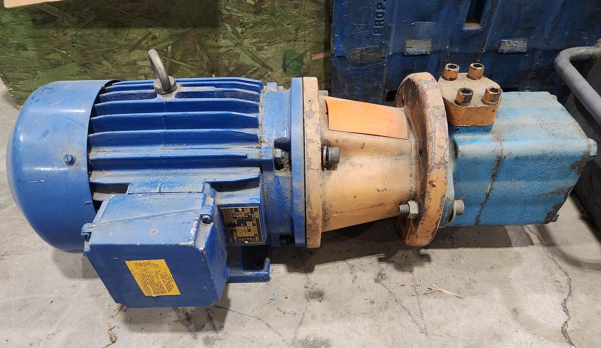 Used Elektrim Frame: 184 TCL Type: SG Design: B 1730 RPM  5 HP Motor