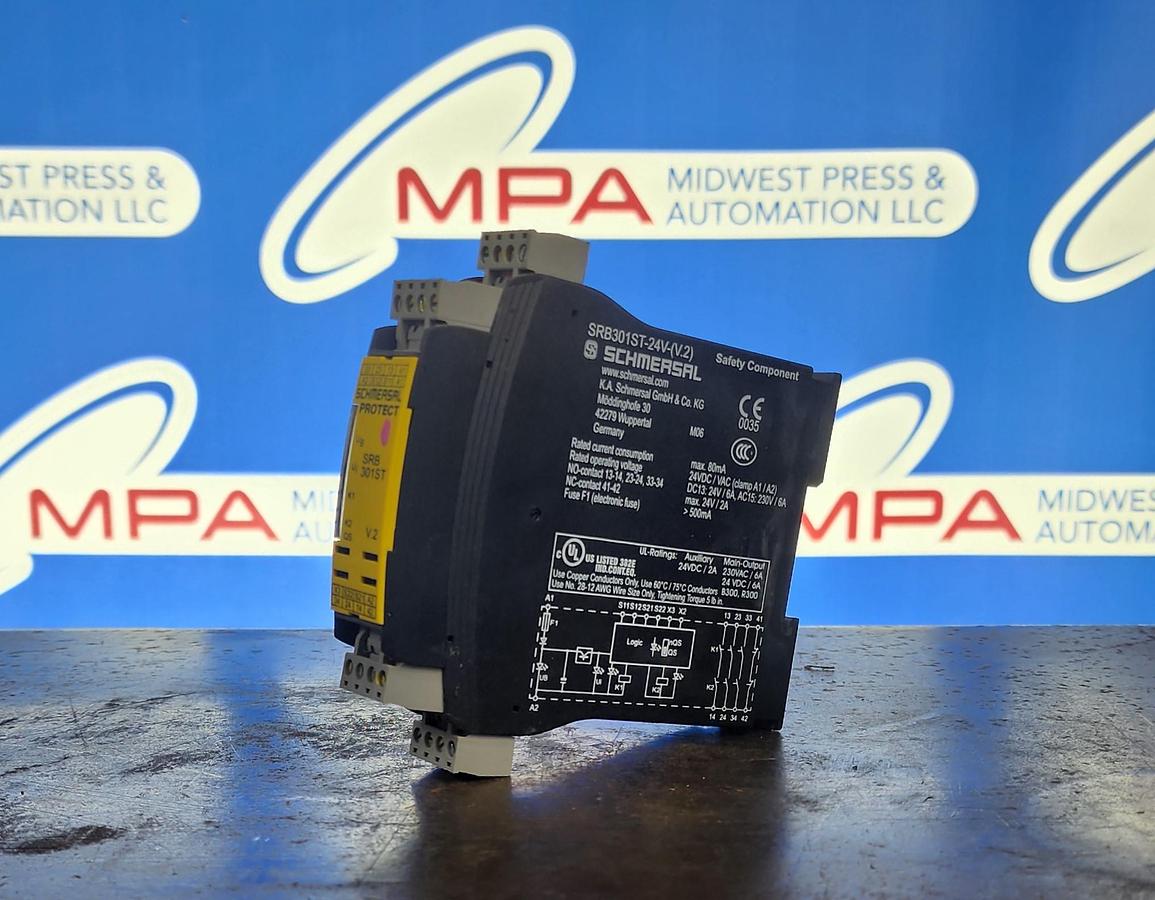 Used Schmersal Protect SRB301ST-24V-(V.2) Safety Module