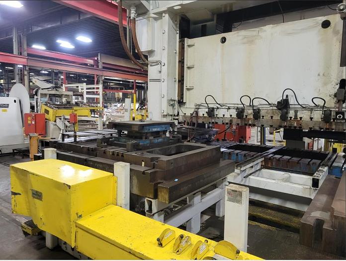 Used 1,000 TON MINSTER E2-1000-144 X 60 STRAIGHT SIDE PRESS
