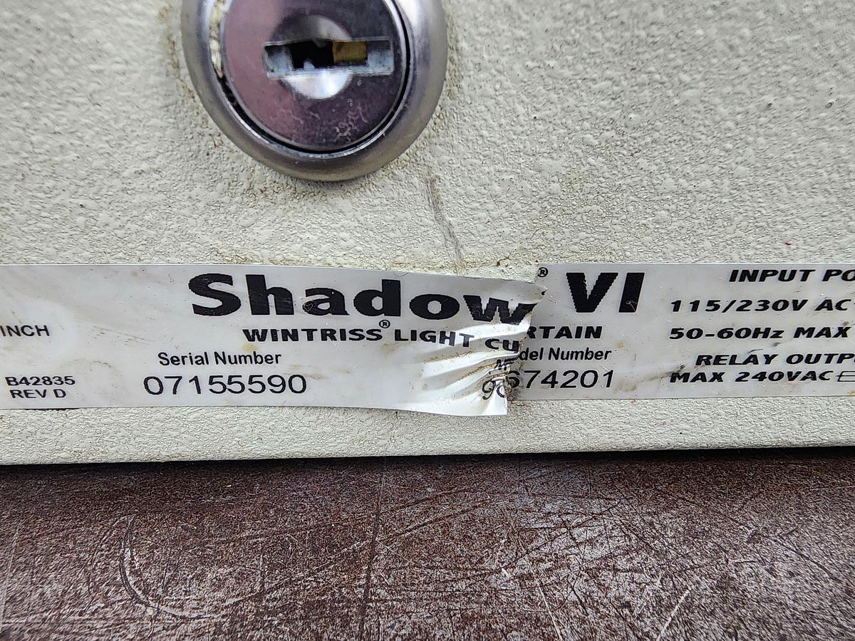Used Wintriss 9674201 D43145 Shadow VI light Curtain Control